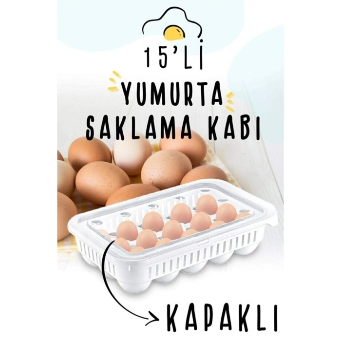 15’li%20Şeffaf%20Yumurta%20Saklama%20Kabı%20Yumurtalık%20Buzdolabına%20Uygun%2015%20li%20Yumurta%20Saklama