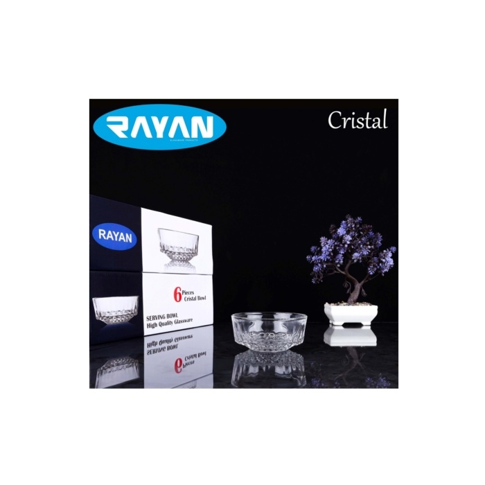 Rayan%20Cristal%206’lı%20Cam%20Kase