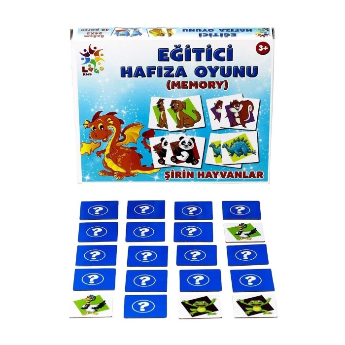 Laço%20Puzzle%20Lc022%20Eğitici%20Hafıza%20Oyunu%20Şirin%20Hayvanlar