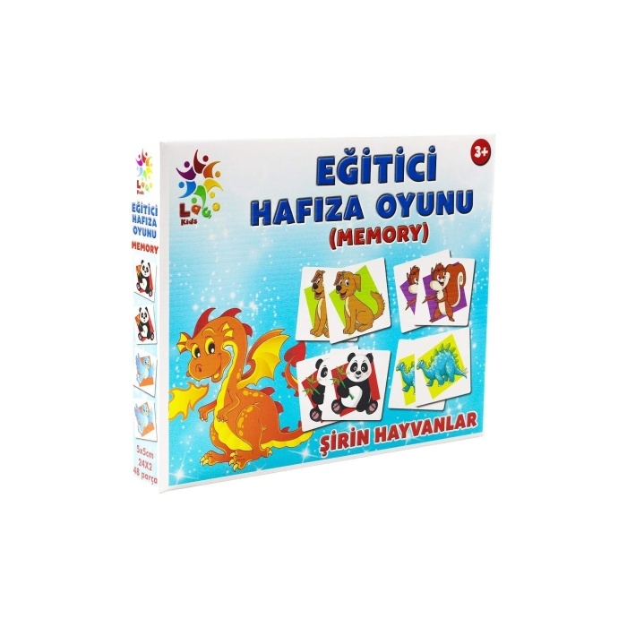 Laço%20Puzzle%20Lc022%20Eğitici%20Hafıza%20Oyunu%20Şirin%20Hayvanlar