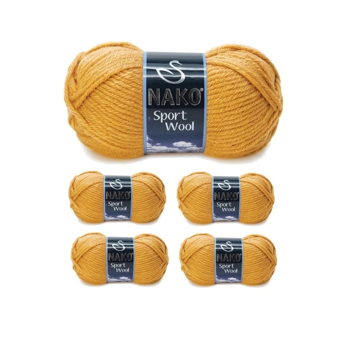 5%20Adet%20Sport%20Wool%20Atkı%20Bere%20Ceket%20Yelek%20Örgü%20İpi%20Yünü%20No:%2010129%20Hardal