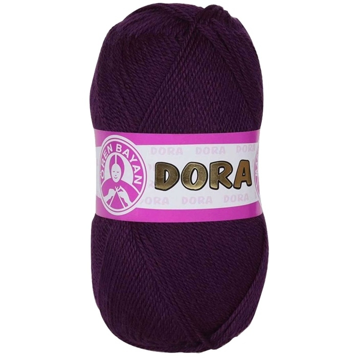 Dora%20El%20Örgü%20İpi%20Yünü%20100%20gr%20061%20Mürdüm