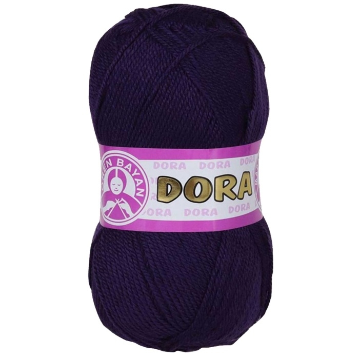 Dora%20El%20Örgü%20İpi%20Yünü%20100%20gr%20060%20Koyu%20Mor