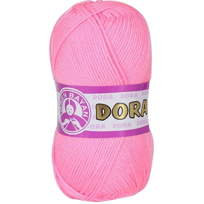 Dora%20El%20Örgü%20İpi%20Yünü%20100%20gr%20040%20Şeker%20Pembe