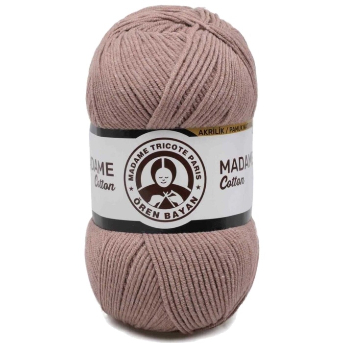 Madame%20Cotton%20El%20Örgü%20İpi%20Yünü%20100%20gr%20057%20Açık%20Kahve