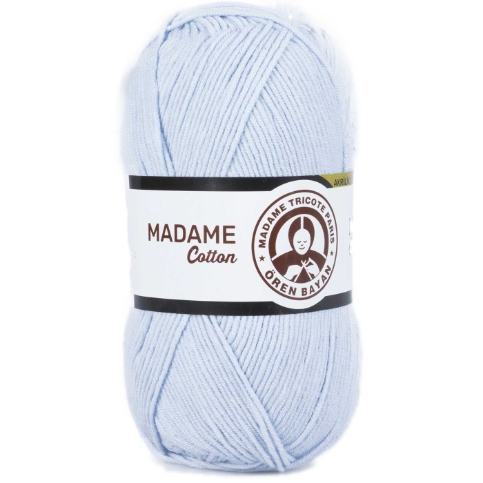 Madame%20Cotton%20El%20Örgü%20İpi%20Yünü%20100%20gr%20031%20Bebe%20Mavisi