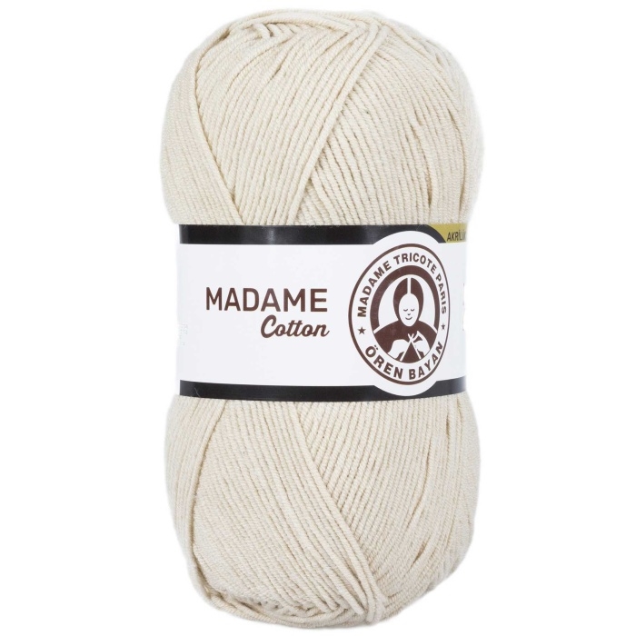 Madame%20Cotton%20El%20Örgü%20İpi%20Yünü%20100%20gr%20005%20Bej