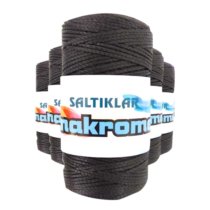 5%20Adet%20Polyester%20Makrome%20İpi%20SYH%20Siyah%20100%20gr