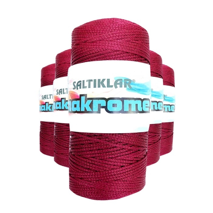 5%20Adet%20Polyester%20Makrome%20İpi%201560%20Bordo%20100%20gr