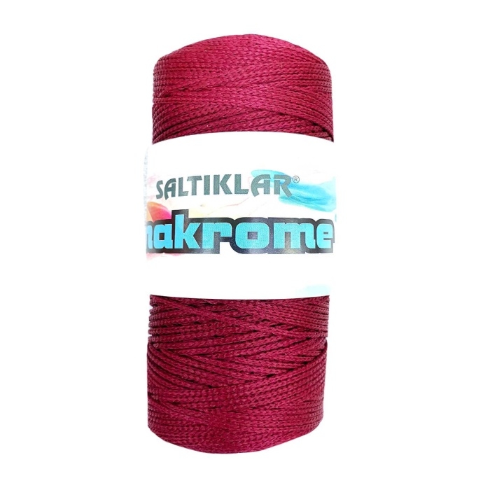 Polyester%20Makrome%20İpi%201560%20Bordo%20100%20gr