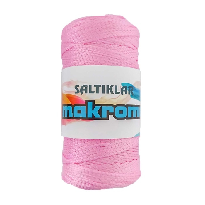 Polyester%20Makrome%20İpi%201545%20Pembe%20100%20gr