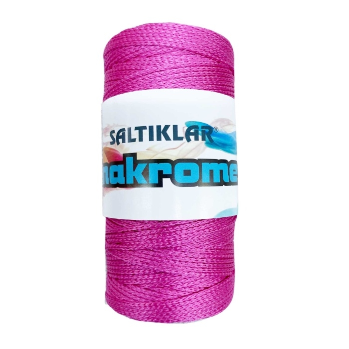 Polyester%20Makrome%20İpi%201538%20Fuşya%20100%20gr