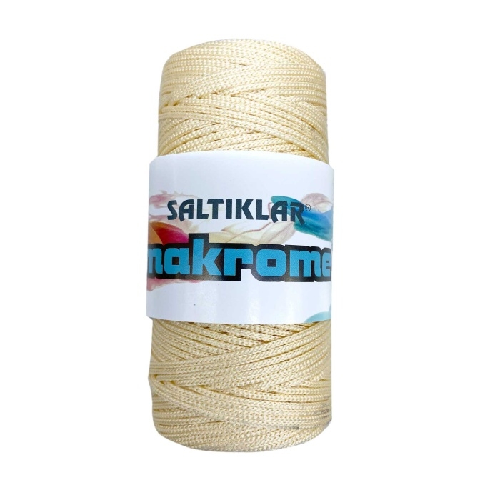 Polyester%20Makrome%20İpi%20270%20Krem%20100%20gr