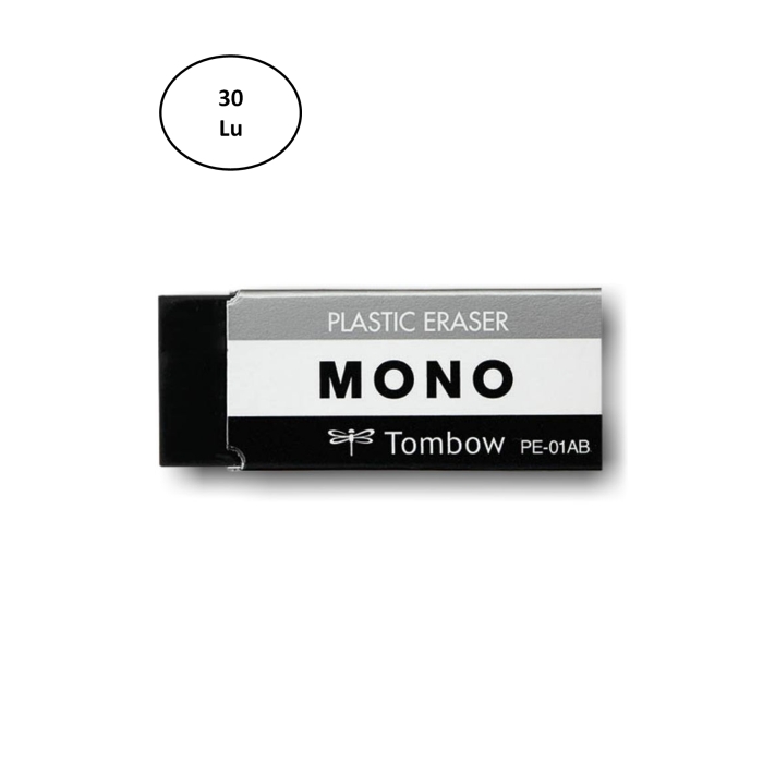 Tombow%20Mono%20Silgi,%2023X11X55Mm,%20Siyah%2030’lu