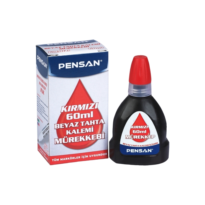 Pensan%204004%20Kırmızı%20Tahta%20Kalem%20Mürekkebi%2060Ml