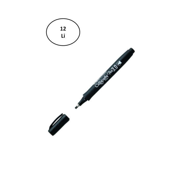 Artline%20Supreme%20Calligraphy%20Pen%203.0%20Black%2012’li