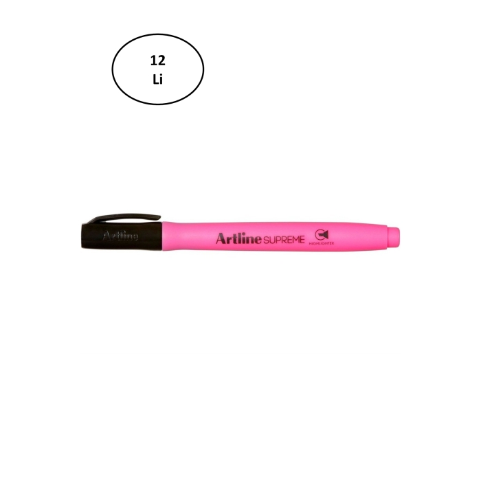 Artline%20Supreme%20Fosforlu%20Kalem%20Pembe%2012’li