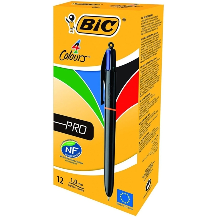 Bic%20Tükenmez%20Kalem%204%20Colours%20Pro%20982869%20(12%20Li%20Paket)