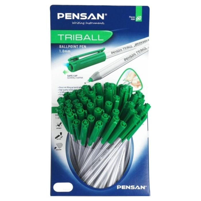 Pensan%20Triball%20Tükenmez%20Kalem%20Yeşil%2060’lı