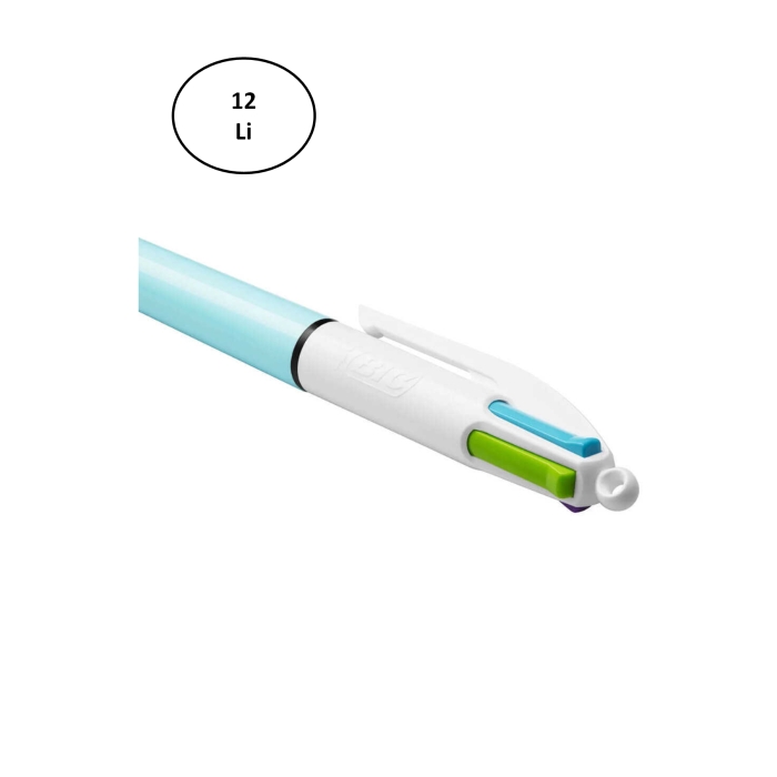 Bic%20Tükenmez%20Kalem%20Fun%20Mekanizmalı%204%20Renk%2012’li