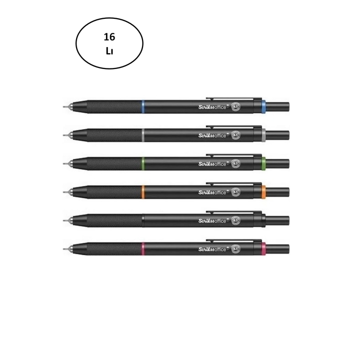 Scrikss%20Versatil%20Kalem%20Twıst%200.7%20Mm%2016%20Lı%20Ambalaj