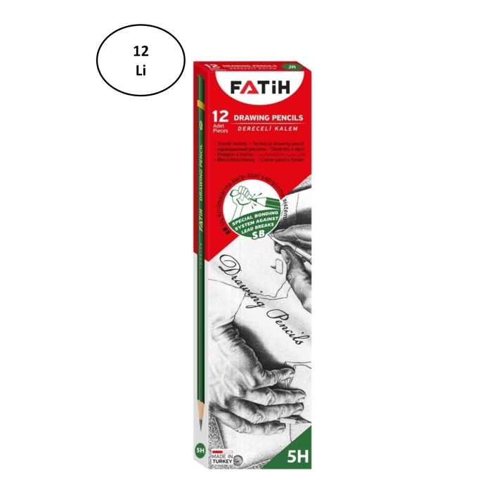 Fatih%20Dereceli%20Kurşun%20Kalem%205-H%2012%20Li