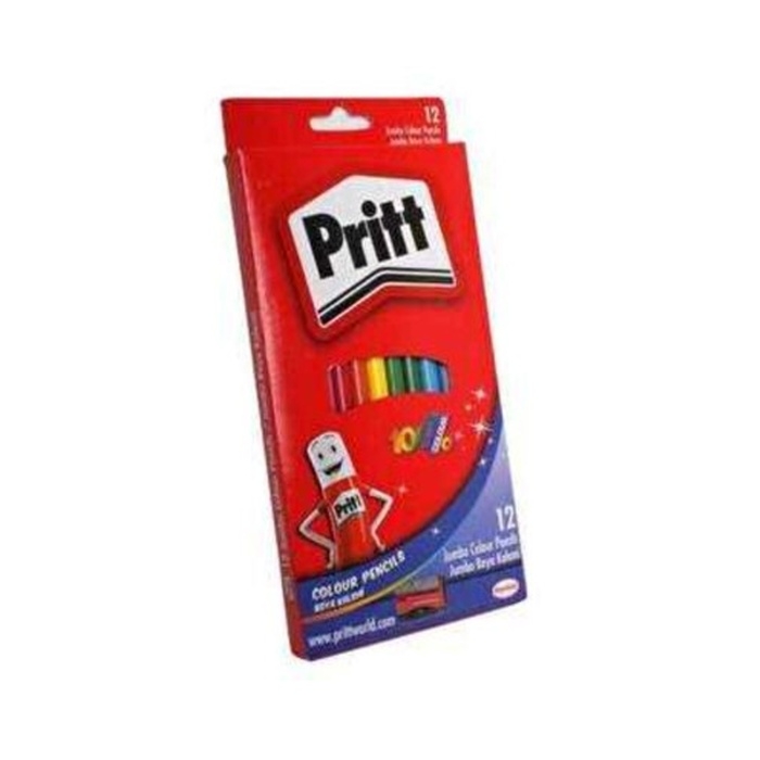 Pritt%201219733%20Boya%20Kalemi%2012%20li%20Jumbo%20Üçgen%20Karton%20Kutu