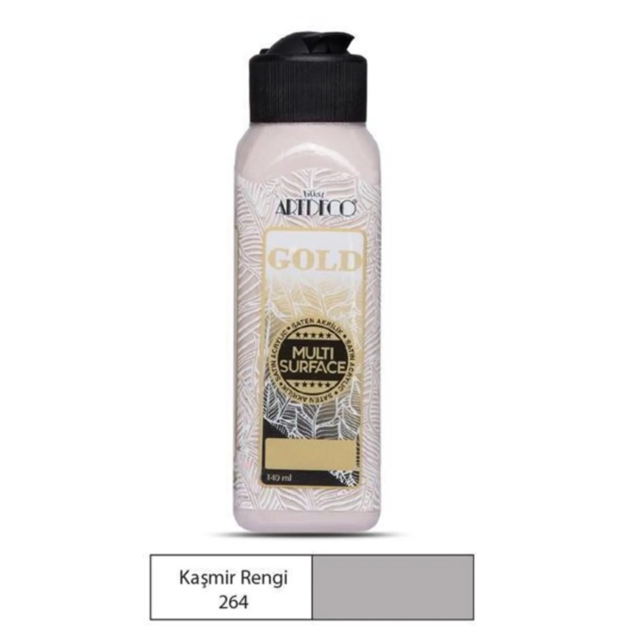 Artdeco%20Gold%20Multi%20Surface%20Akrilik%20Boya%20140%20ml.%20264%20KAŞMİR%20RENGİ