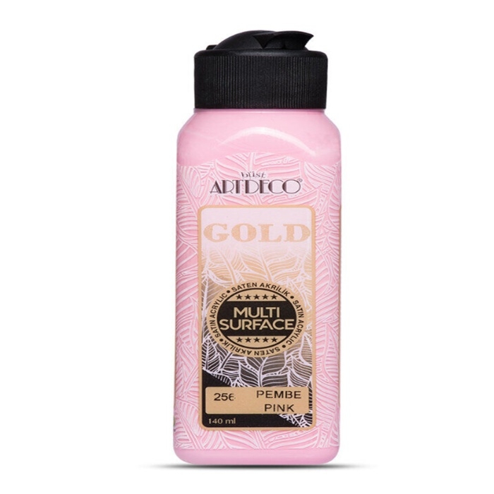 Artdeco%20Gold%20Multi%20Surface%20Akrilik%20Boya%20140%20ml.%20256%20PEMBE