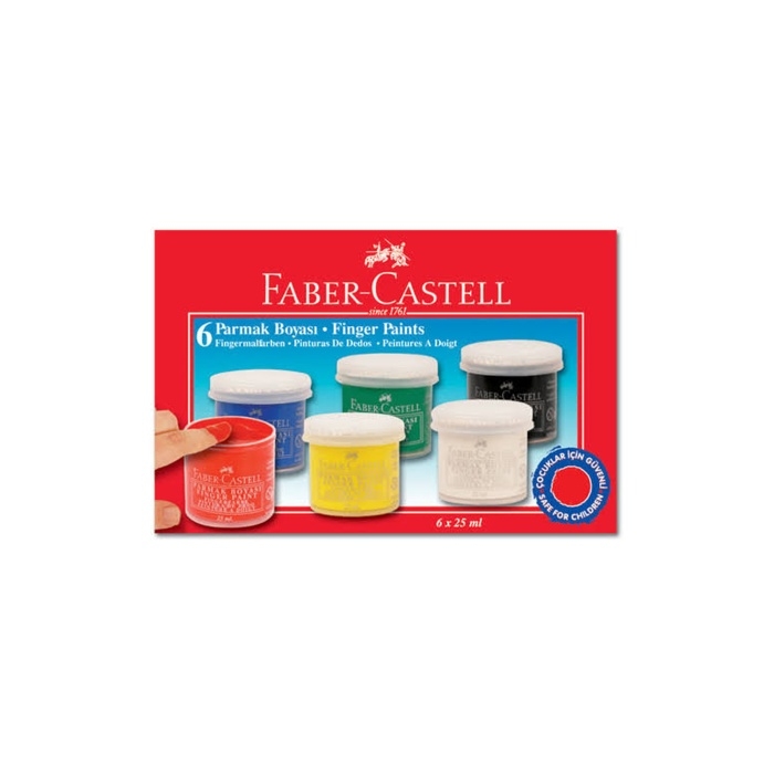 Faber%20Castell%20Parmak%20Boyası%206%20Renk