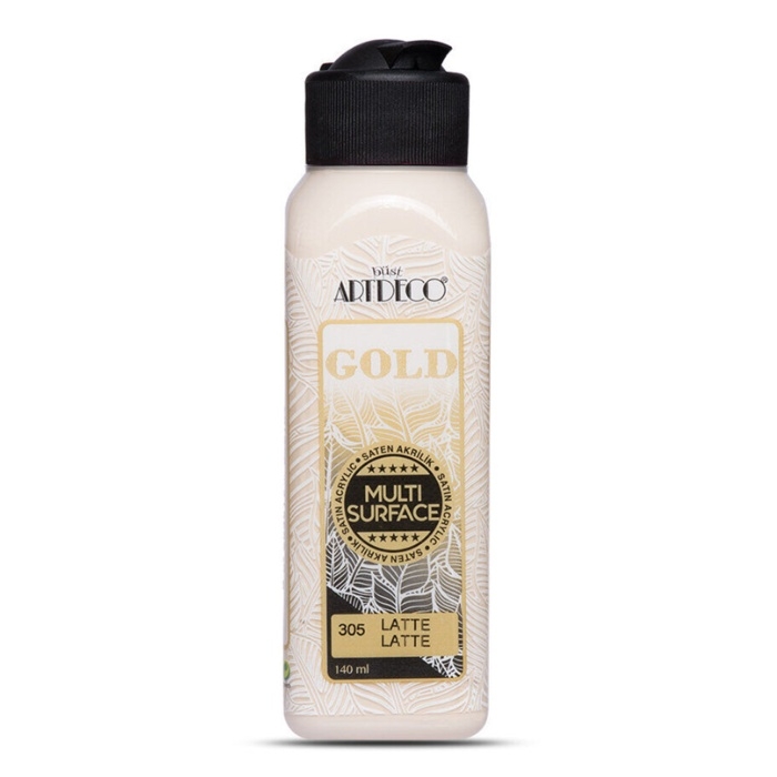 Artdeco%20Gold%20Multi%20Surface%20Akrilik%20Boya%20140%20ml%20Latte