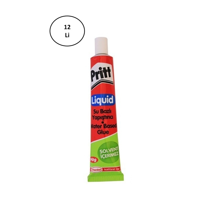 Pritt%20Sıvı%20Yapıştırıcı%20-%2090g%20Tüp%20-%20Solventsiz%2012’li