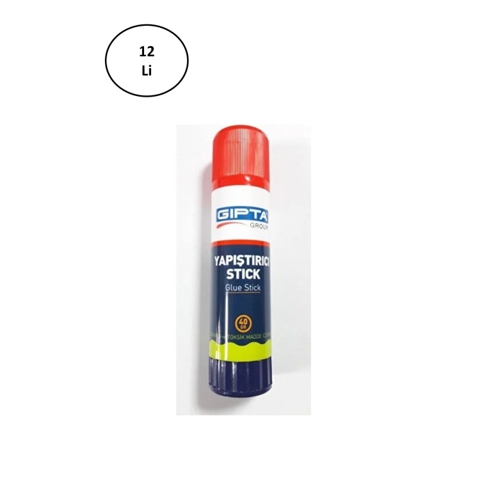 Gıpta%20Glue%20Stick%20Yapıştırıcı%2040%20Gr%20Beyaz%2012’li