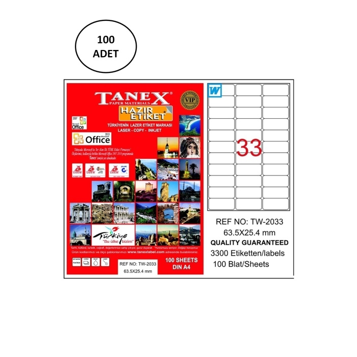 Tanex%20Tw-2033%20Lazer%20Etiket%2063X25%20Mm%20100%20Lü