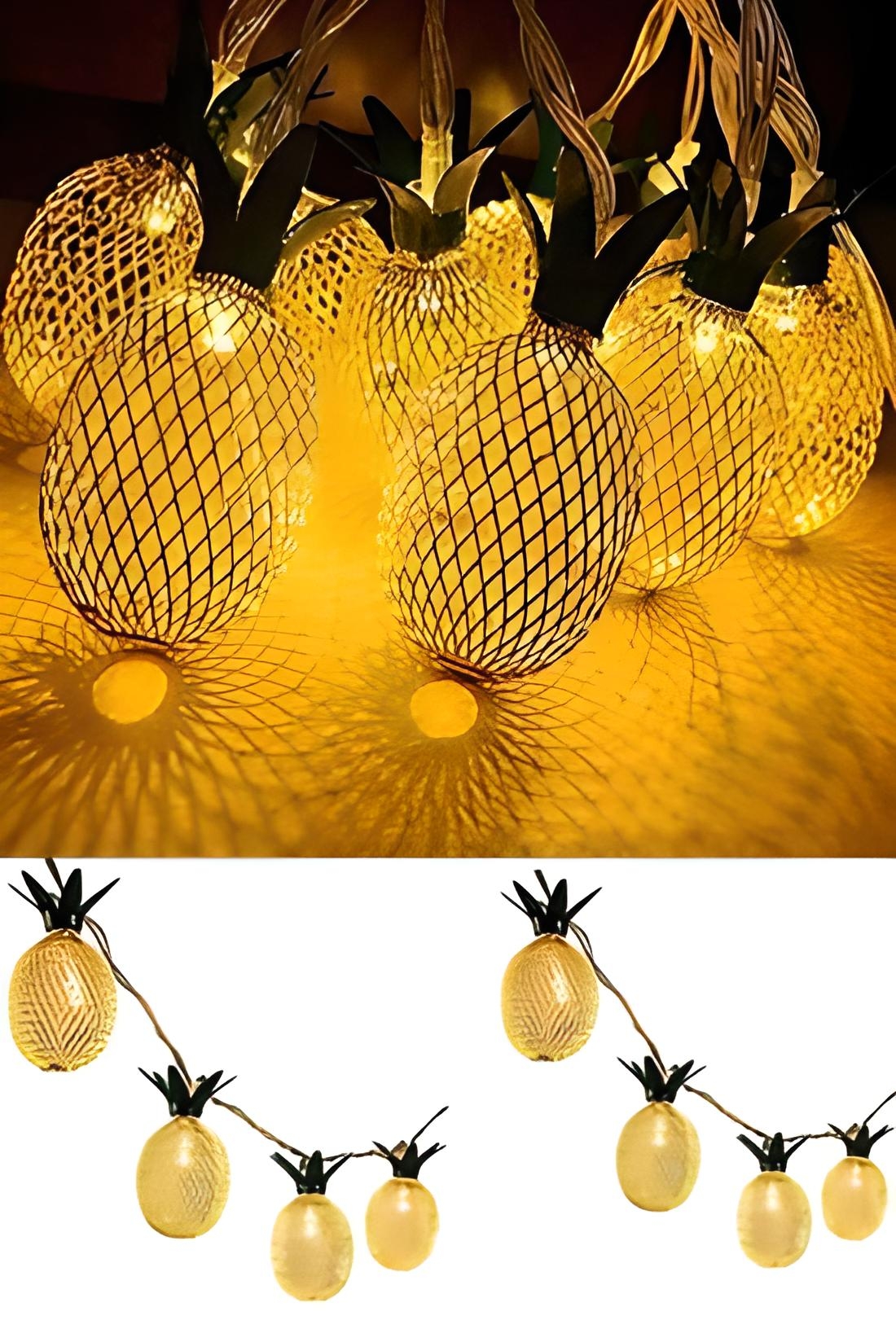 Dekoratif%20Pilli%20Pineapple%20Ananas%20Pilli%20Şerit%20Led%20Işık%20(1%20Metre)