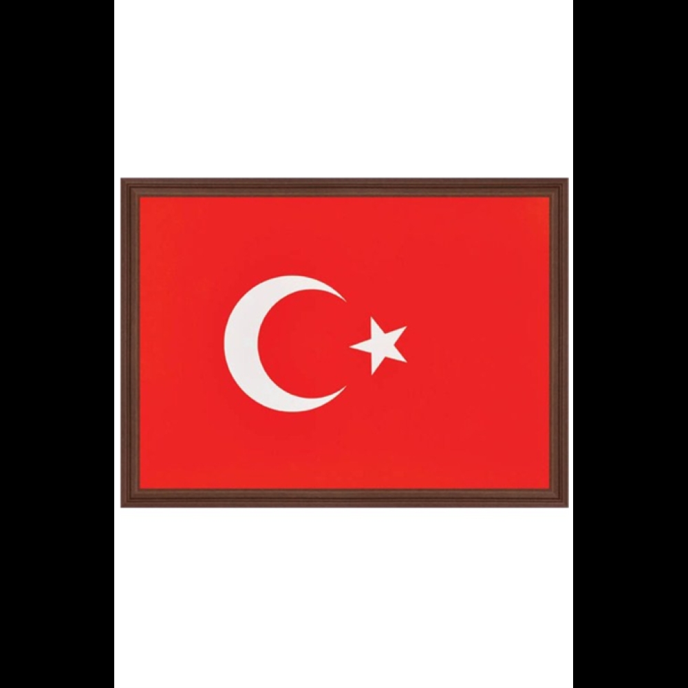 Türk%20Bayrağı%2025X35%20Mdf%20Çerçeveli