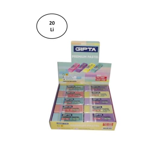 gipta-silgi-premium-pvc-dust-free-pastel-4-renk-20-li-paket