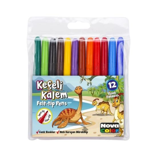 novacolor-keceli-kalem-12-li-set