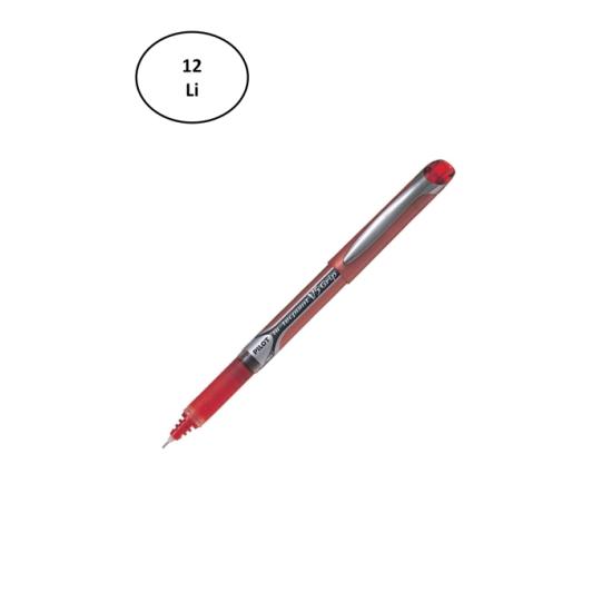 pilot-kalem-v5-grip-hi-tecpoint-kirmizi-12-li