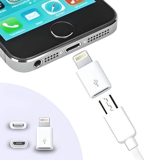 Apple-iPhone-/-iPad-Micro-Usb-Dönüştürücü-Adaptör-OTG-Aparat